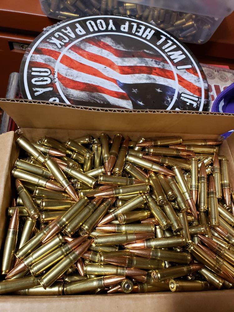 .300 AAC Blackout Reconditioned Brass - Customer Photo From David Mayo