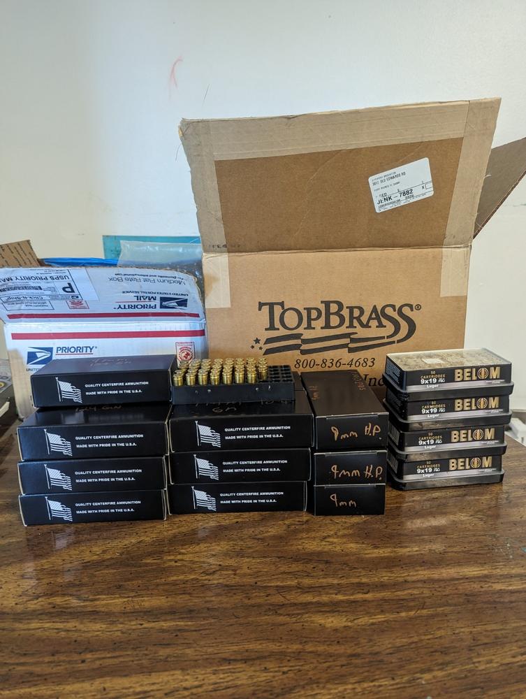#1 Ammunition Packaging Box & Tray Combos for .380, 9mm, or .38 Super - 50 Round Capacity - Customer Photo From Jerimiah Brighton