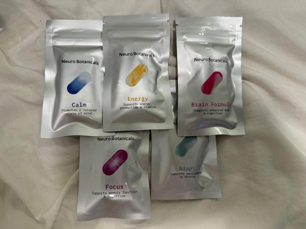 Neuro Botanicals 5 Blend Bundle - 50mg - Customer Photo From Luke White