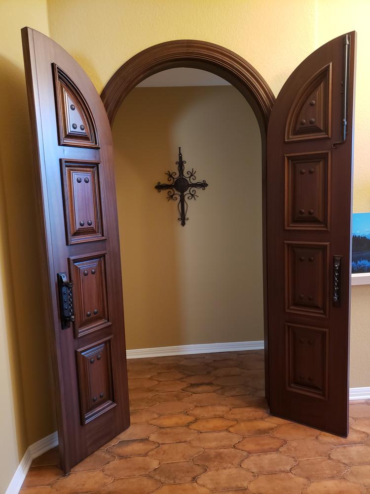 Moorish Iron Door Pull - Customer Photo From Melissa Anderson