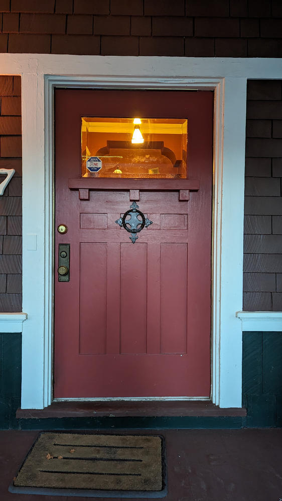 Renaissance Door Knocker / Iron Ring Pull - Customer Photo From Kyle Wyatt