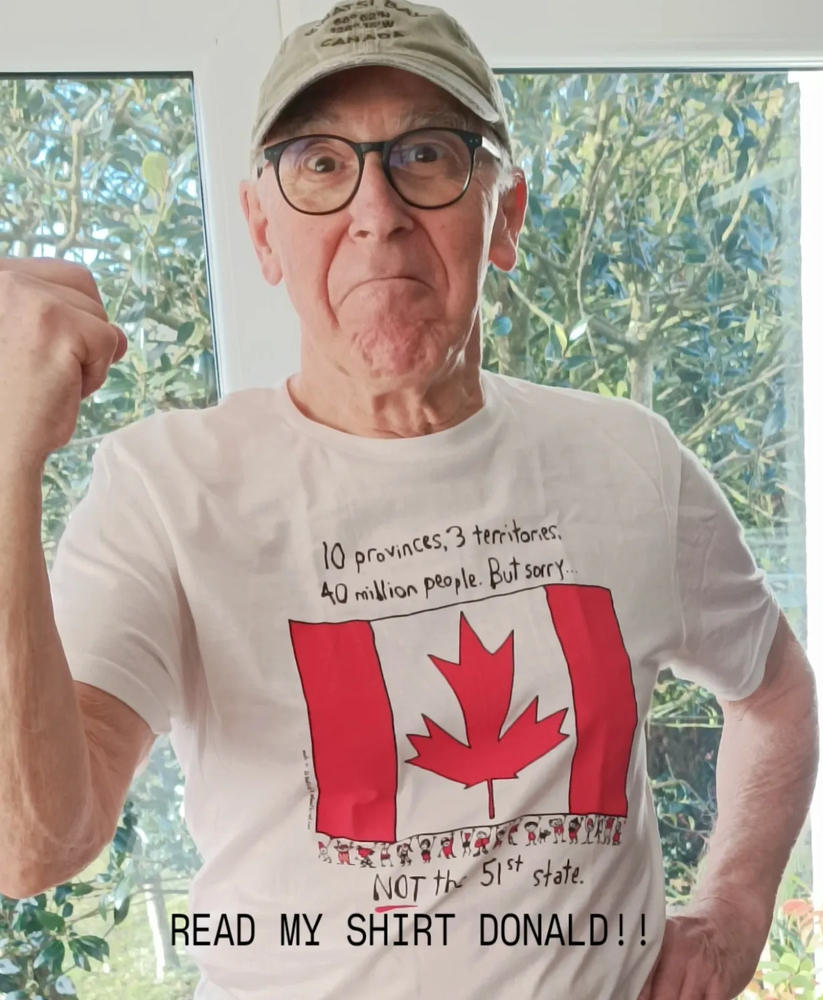 T Shirt - Canada NOT the 51st state – Sa Boothroyd Gallery