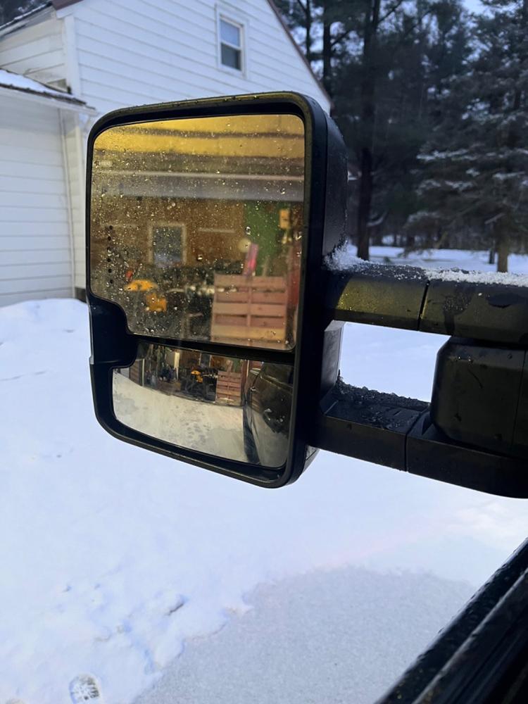 GM Tow Mirror Lower Glass (2015 Style) - Customer Photo From Travis Nisbet