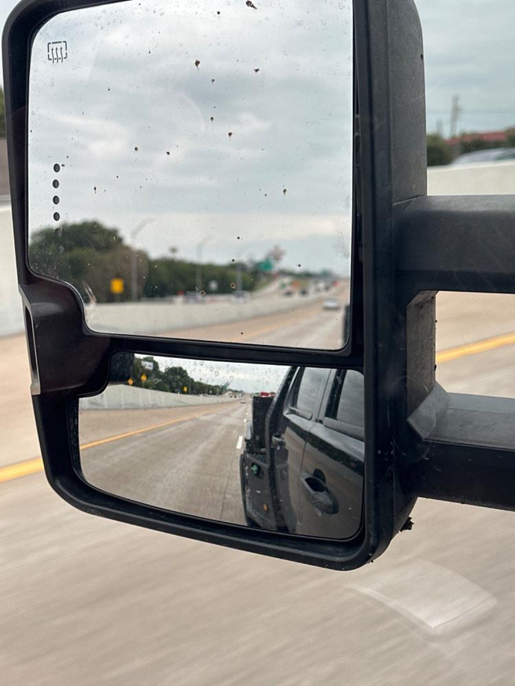 GM Tow Mirror Lower Glass (2015 Style) - Customer Photo From Brandon Vanderveer
