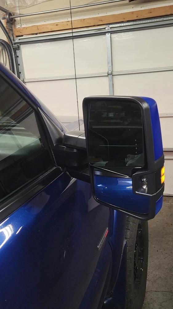 2003 - 2007 Classic GM Tow Mirrors - Customer Photo From Milton Bertash 