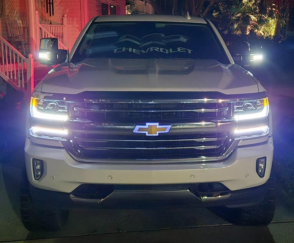 2015 - 2019 New Style GM Tow Mirrors - Customer Photo From TYLER MCGUIRE