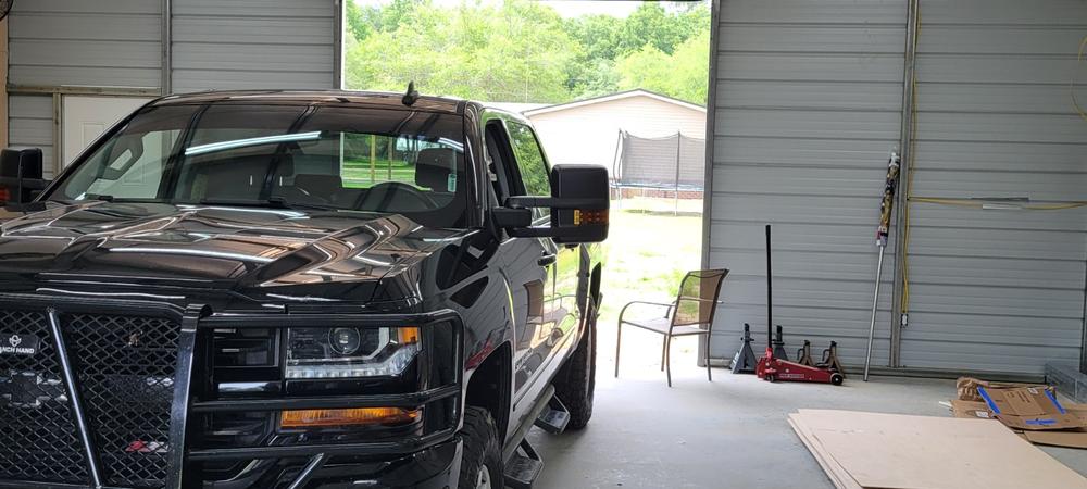 2015 - 2019 New Style GM Tow Mirrors - Customer Photo From Don Carroll