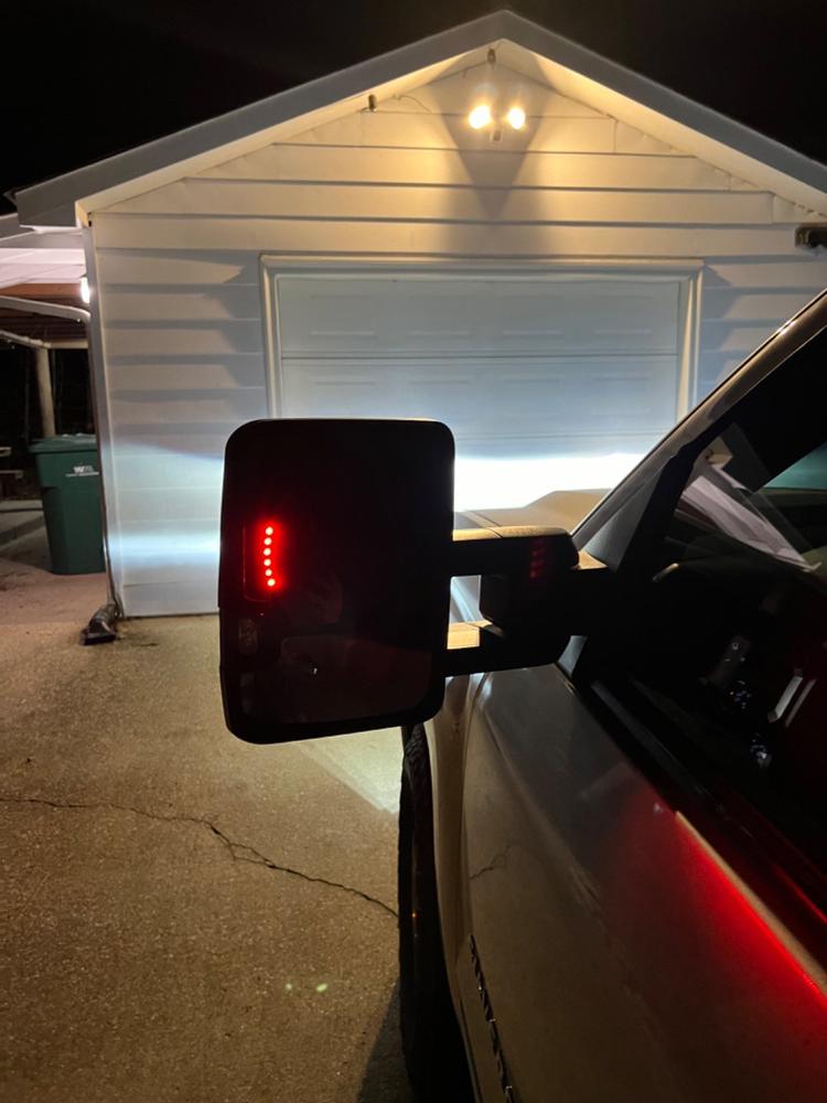 2015 - 2019 New Style GM Tow Mirrors - Customer Photo From Evan Christman