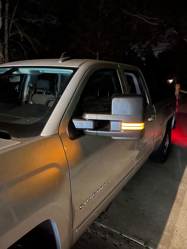 2015 - 2019 New Style GM Tow Mirrors - Customer Photo From Evan Christman