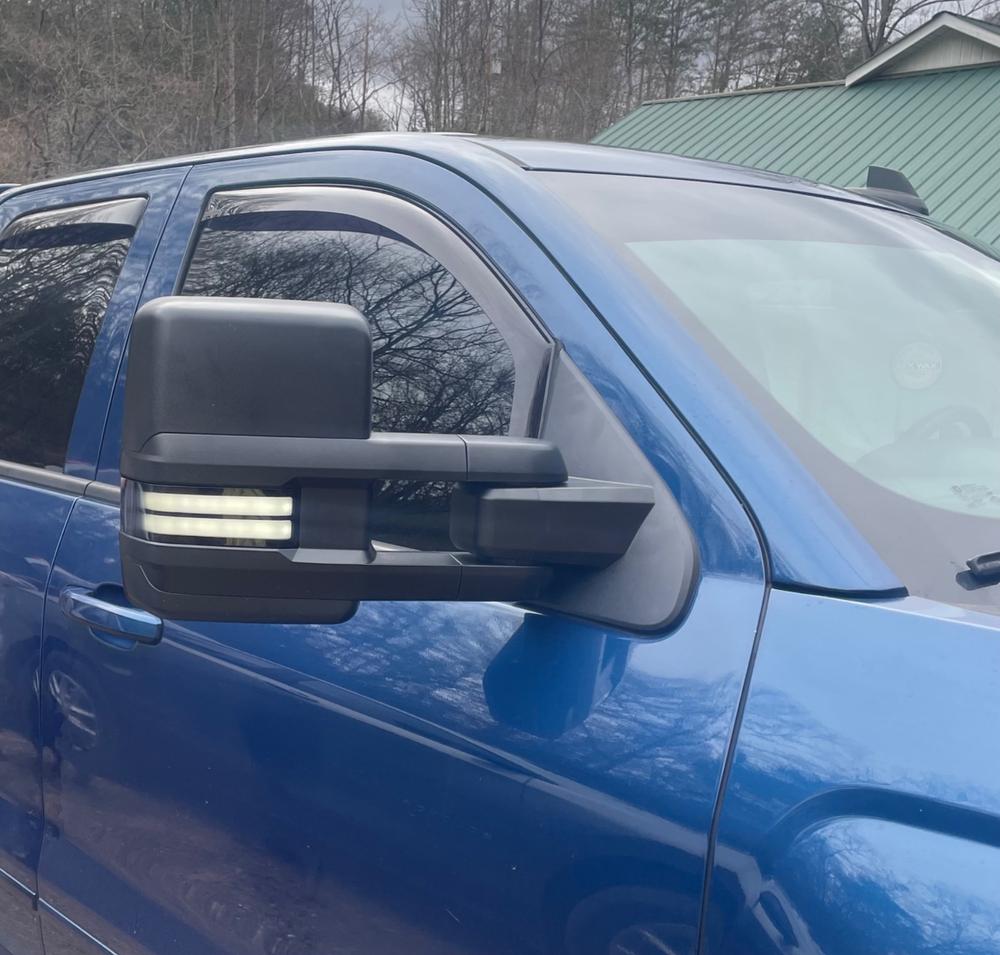2015 - 2019 New Style GM Tow Mirrors - Customer Photo From Henry Cabe