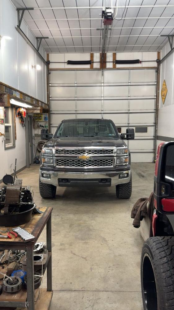 2015 - 2019 New Style GM Tow Mirrors - Customer Photo From Landon Wenger