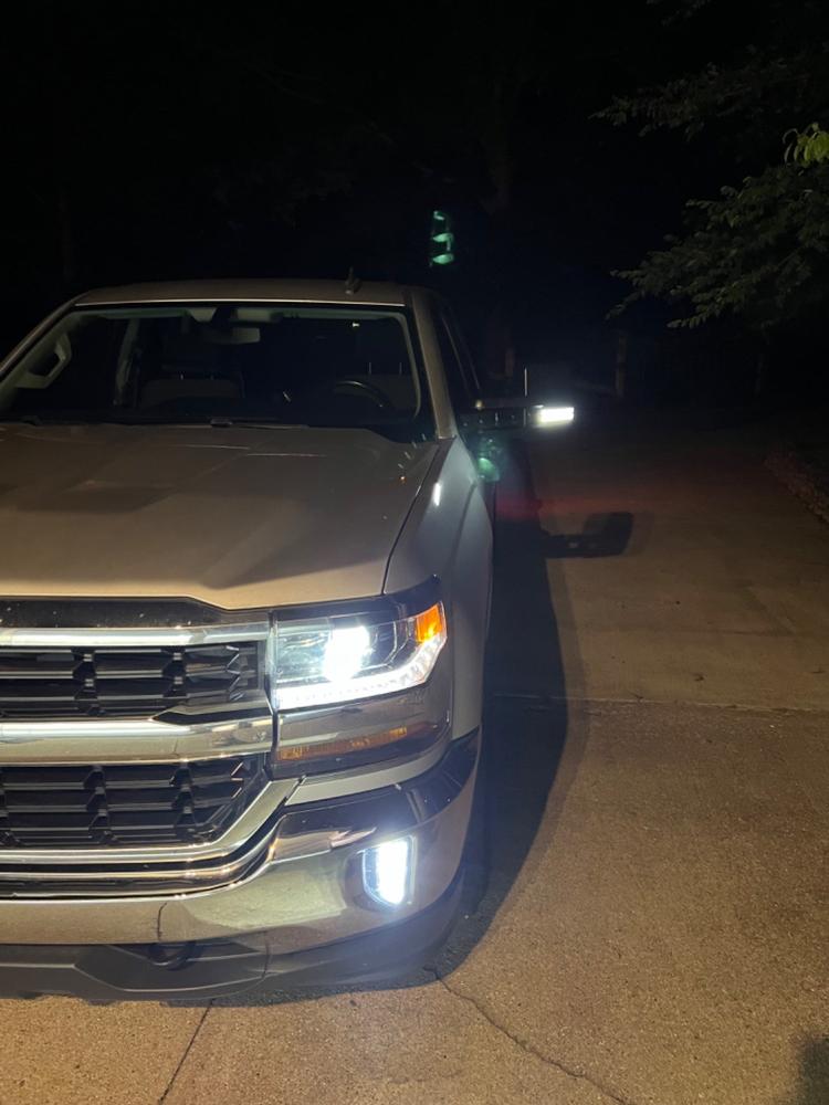 2015 - 2019 New Style GM Tow Mirrors - Customer Photo From Evan Christman