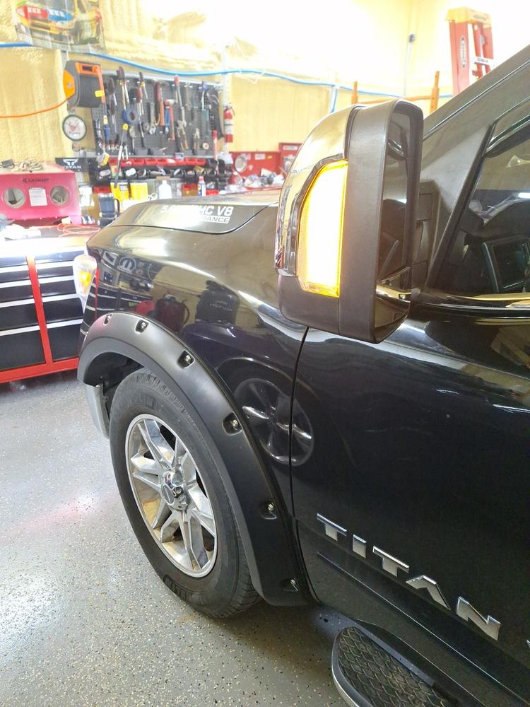 Dual Function Nissan Titan Wiring Harness (Running Light & Signal) - Customer Photo From JAMES WISE
