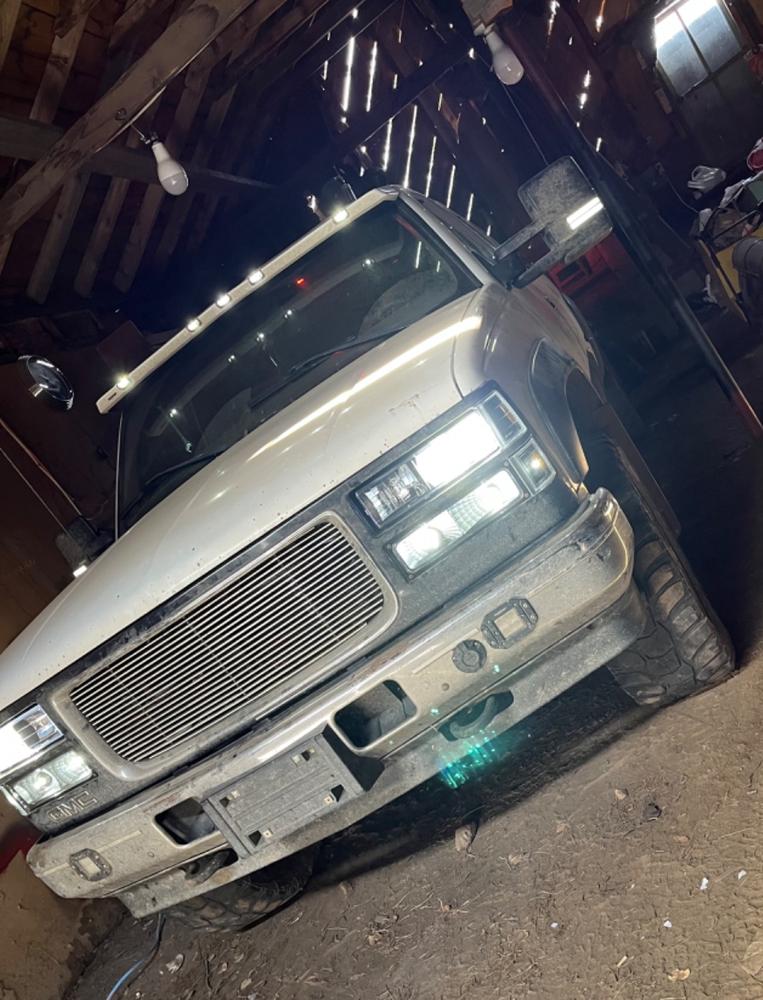 LED Switchback GM Tow Mirror Marker Lights - Customer Photo From Carter Boire