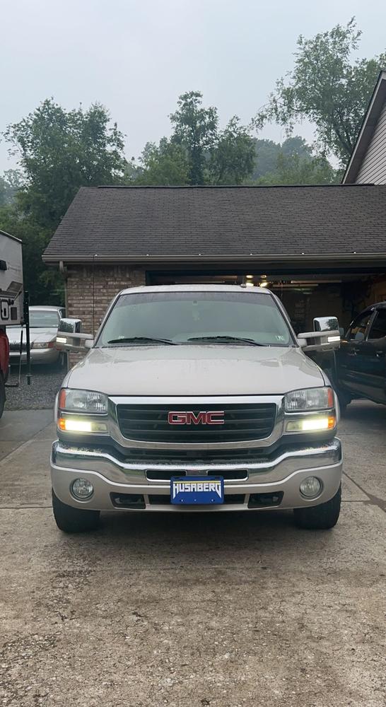 LED Switchback GM Tow Mirror Marker Lights - Customer Photo From Tyler DiCioccio
