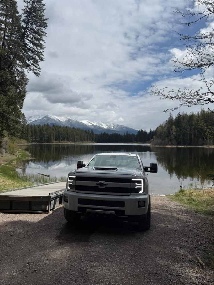 VX4 LED Headlights | 2015-2019 Chevy Silverado 2500/3500 HD - Customer Photo From Colton Franklin