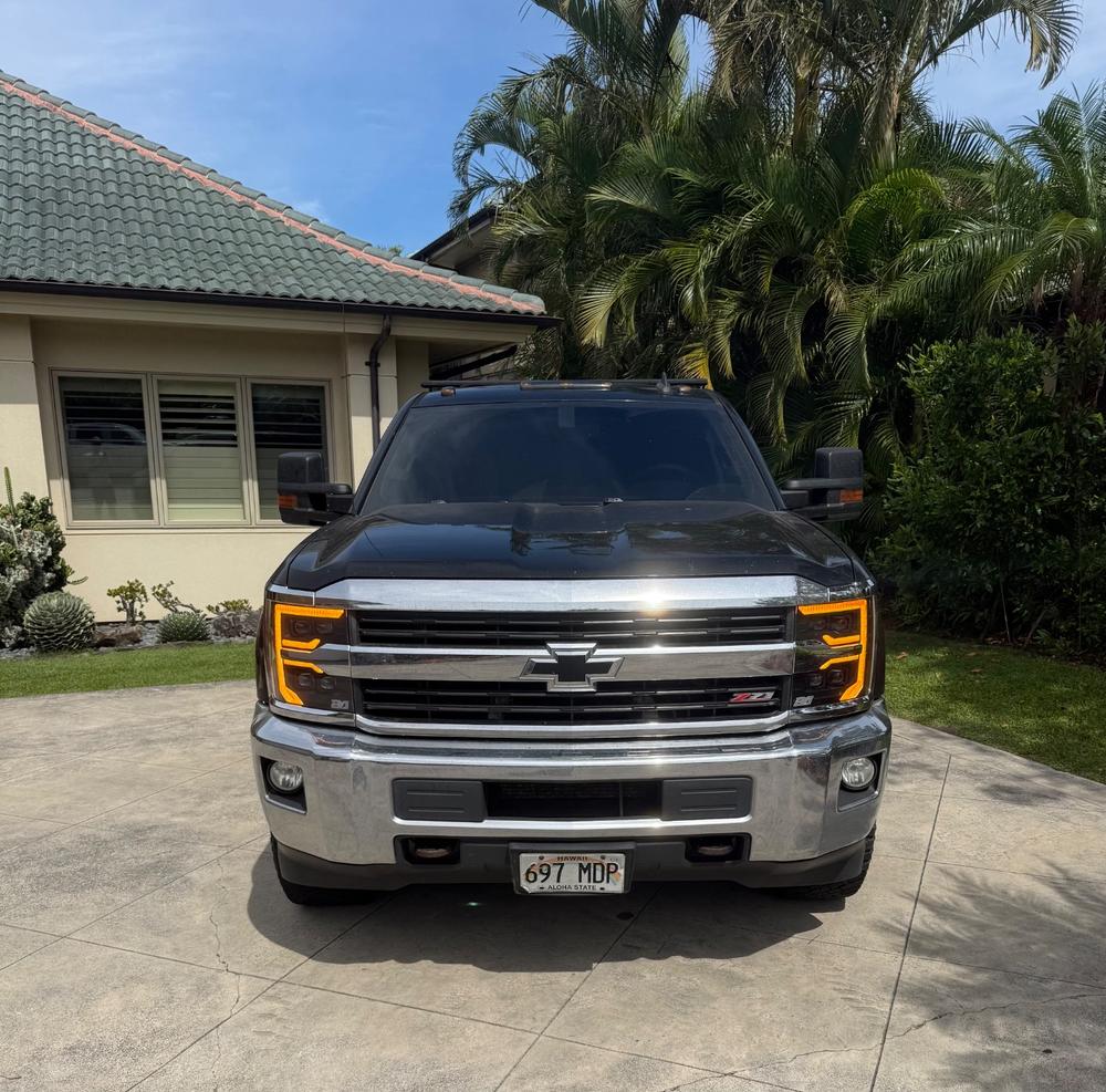 VX4 LED Headlights | 2015-2019 Chevy Silverado 2500/3500 HD - Customer Photo From Josh Jepsen