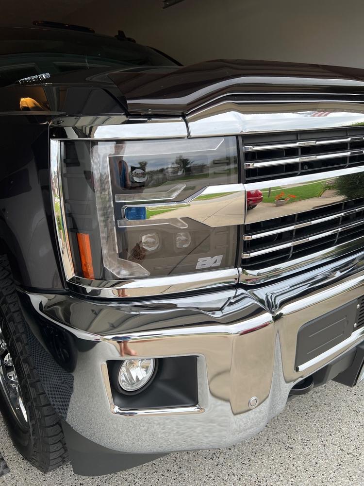 VX4 LED Headlights | 2015-2019 Chevy Silverado 2500/3500 HD - Customer Photo From Randy Graves