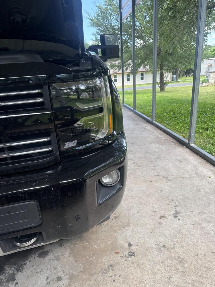VX4 LED Headlights | 2015-2019 Chevy Silverado 2500/3500 HD - Customer Photo From Angus Steer