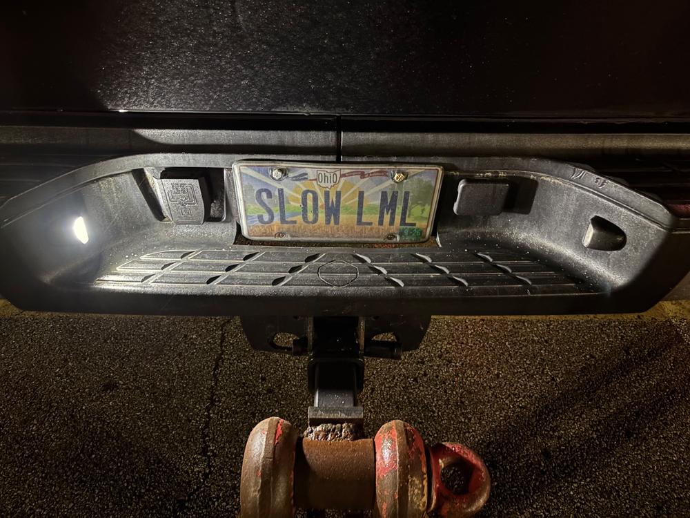 Chevy Silverado/GMC Sierra (2007.5-2014) LED License Plate Lights - Customer Photo From Logan Huck