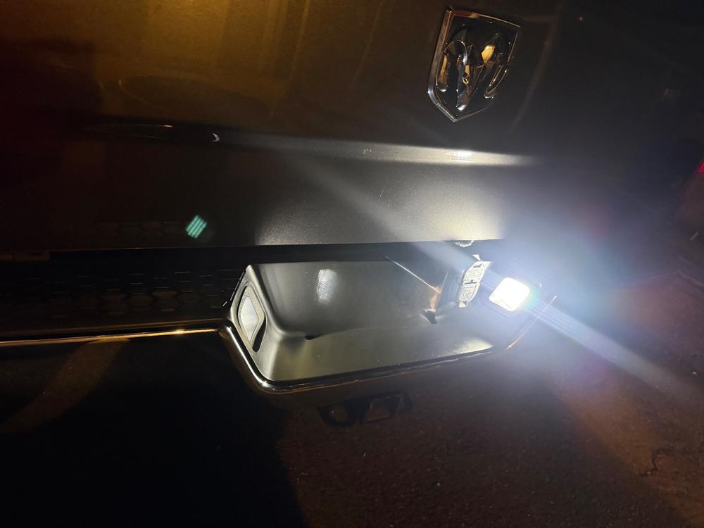 Dodge Ram 2500/3500 (2010-2018) LED License Plate Lights - Customer Photo From Shaun Gecik