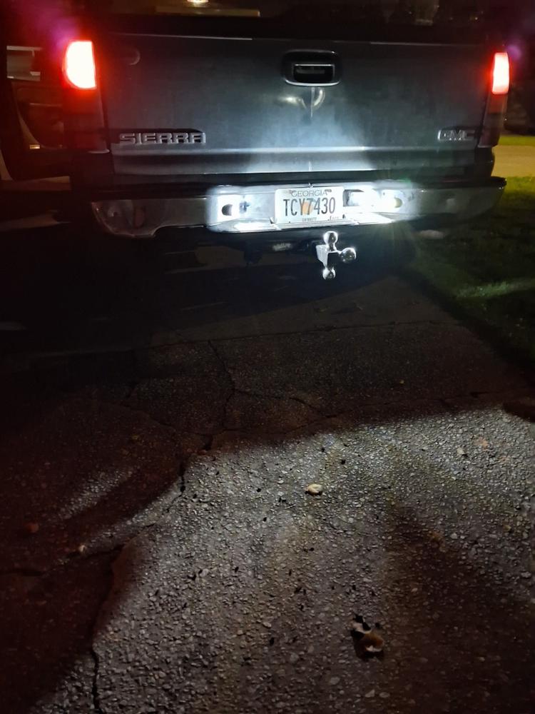 Chevy Silverado/GMC Sierra (1999-2007) LED License Plate Lights - Customer Photo From Jose Alvarez