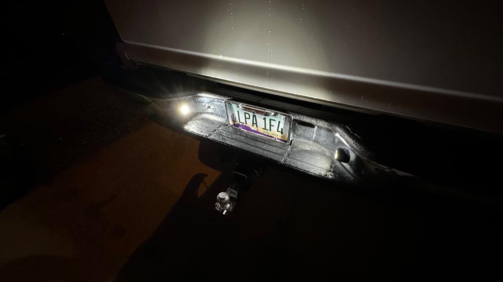 Chevy Silverado/GMC Sierra (1999-2007) LED License Plate Lights - Customer Photo From Jason Jarvie