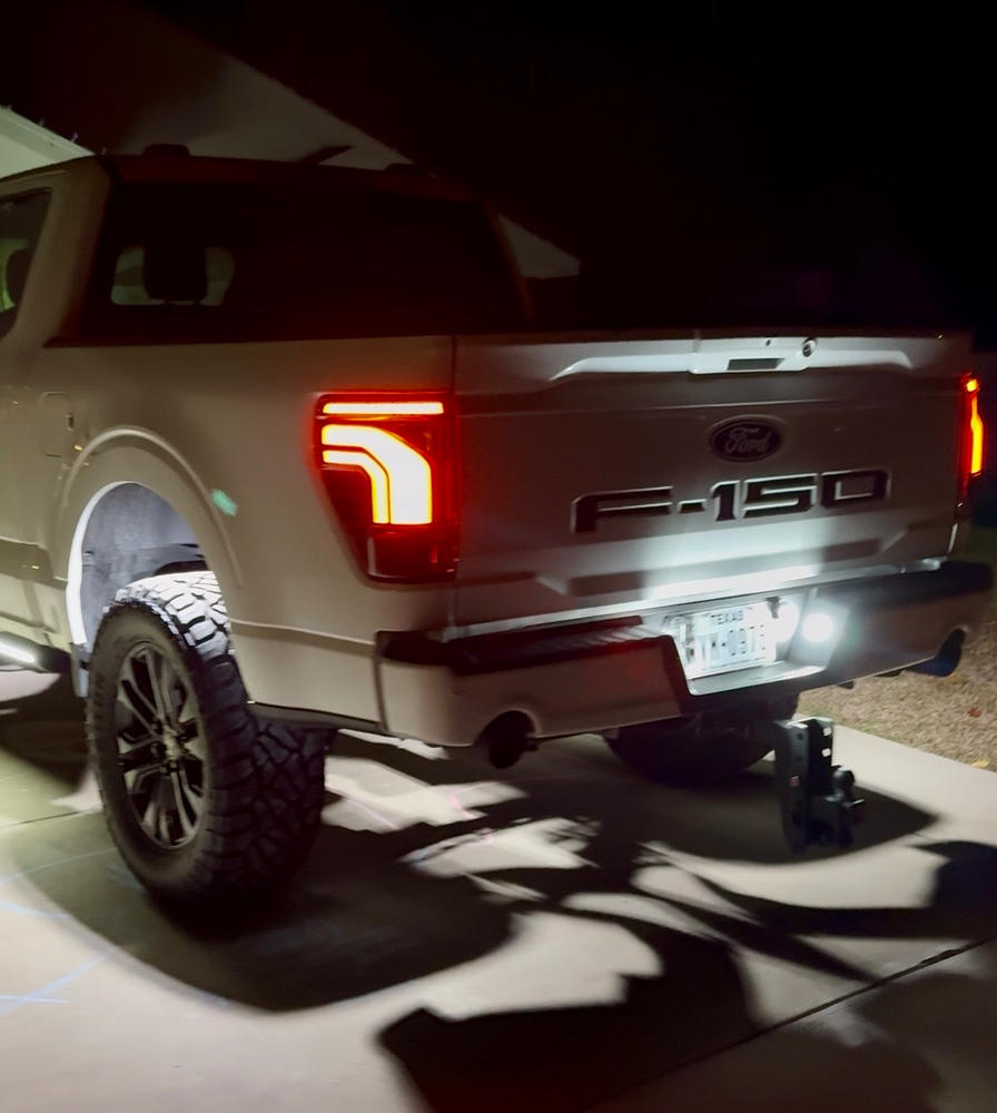 Ford F-150 (2021-2026) LED License Plate Lights - Customer Photo From Kevin Blakeley
