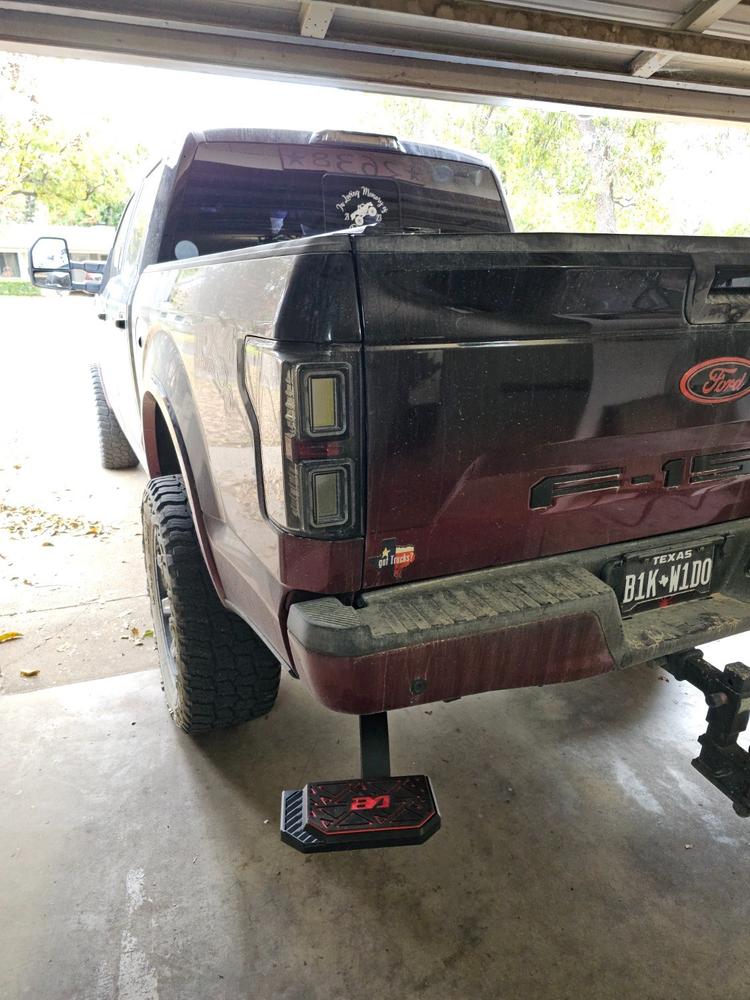 Ford F-150 (2015-2020) Retractable Bed Step - Customer Photo From Michael Alberthal