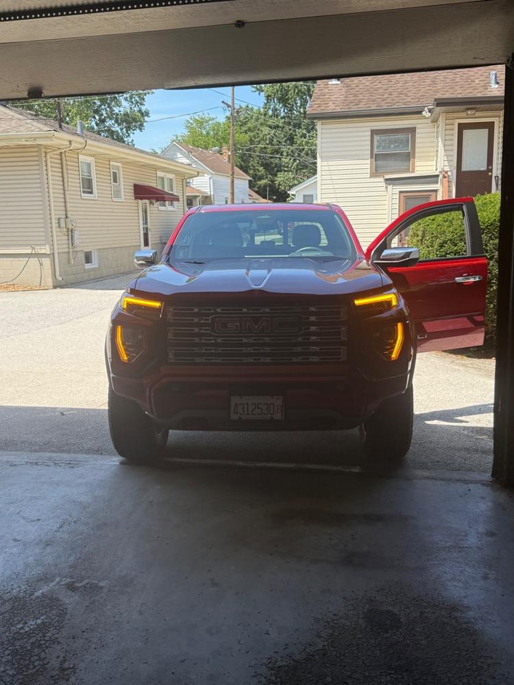Amber DRL/Park Light Override Mod | 2023-2026 GMC Canyon - Customer Photo From Neal A Bultema
