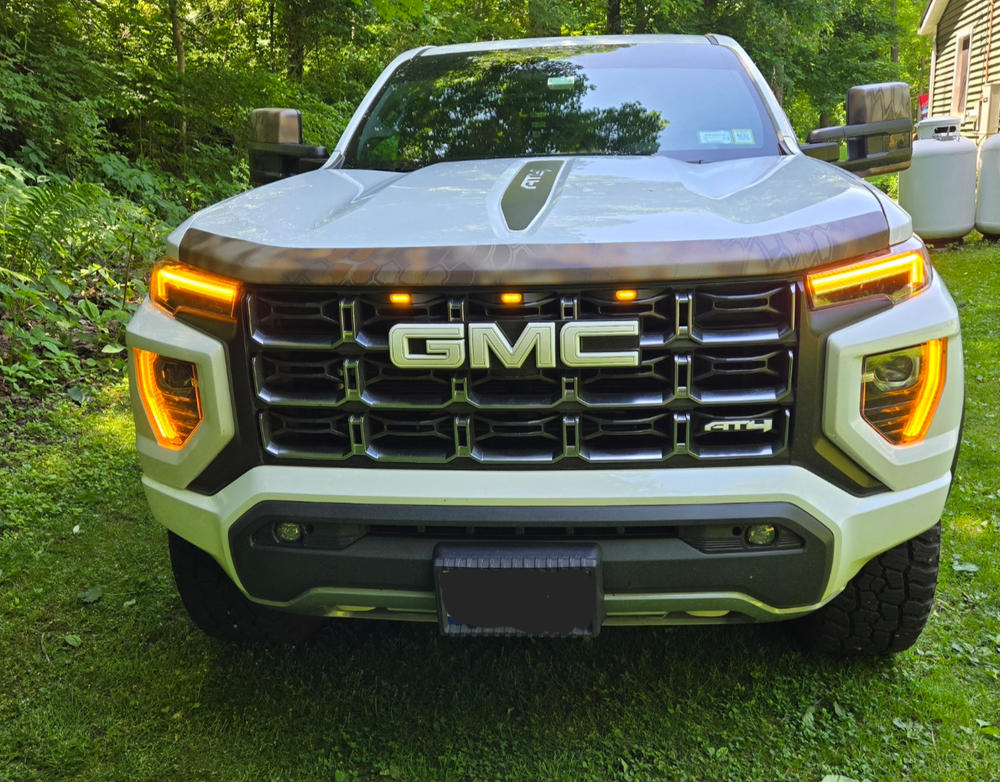 Amber DRL/Park Light Override Mod | 2023-2026 GMC Canyon - Customer Photo From Brian McGrattan