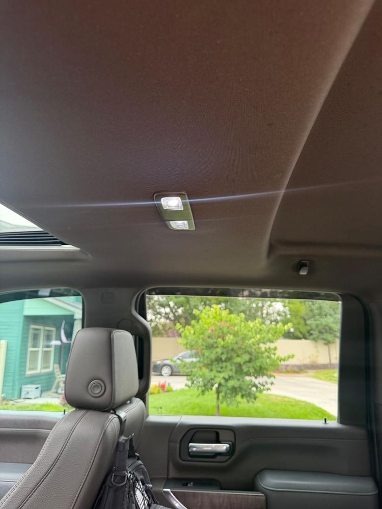 Rear Interior Dome Light | 2019–2026 Chevy Silverado & GMC Sierra - Customer Photo From Brian Gorman