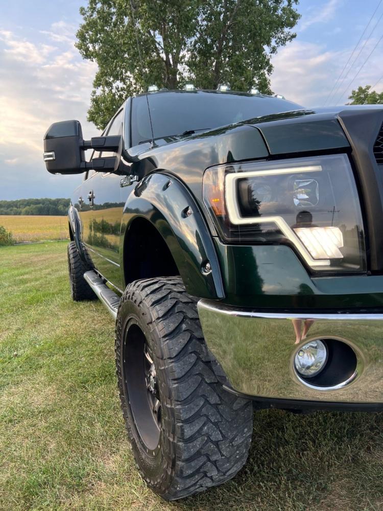 Ford F150 (2007-2014) New Style Tow Mirrors - Customer Photo From Michael Orebaugh