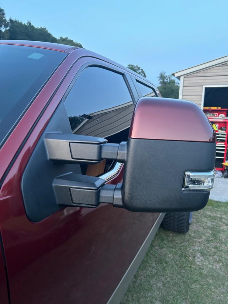Ford F150 (2007-2014) New Style Tow Mirrors - Customer Photo From Gregory Potter