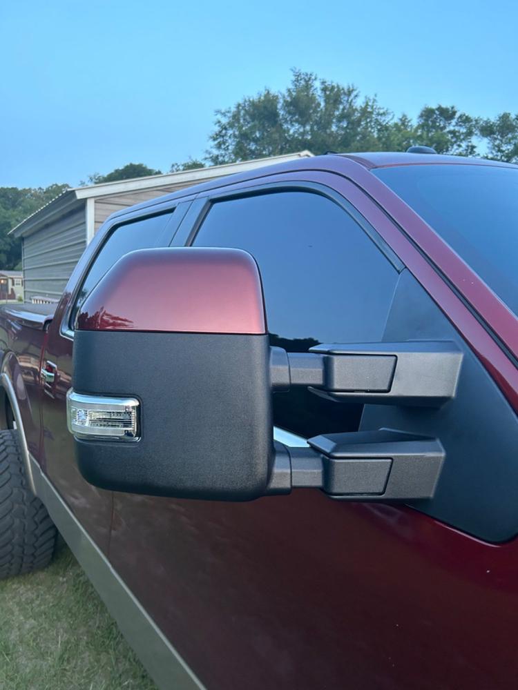 Ford F150 (2007-2014) New Style Tow Mirrors - Customer Photo From Gregory Potter