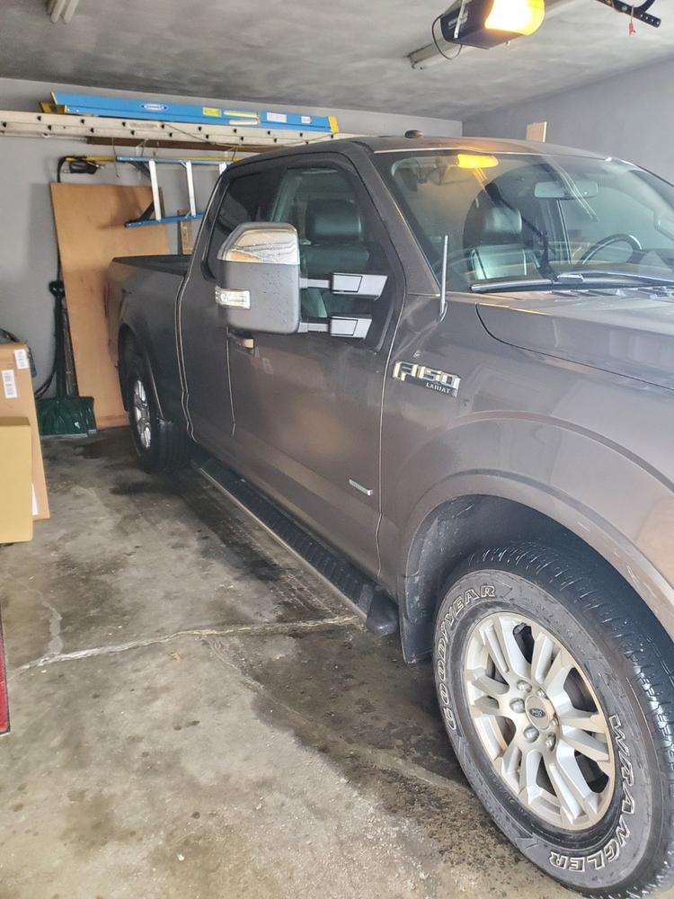 Ford F150 (2015-2020) New Style Tow Mirrors - Customer Photo From Steven Gaines