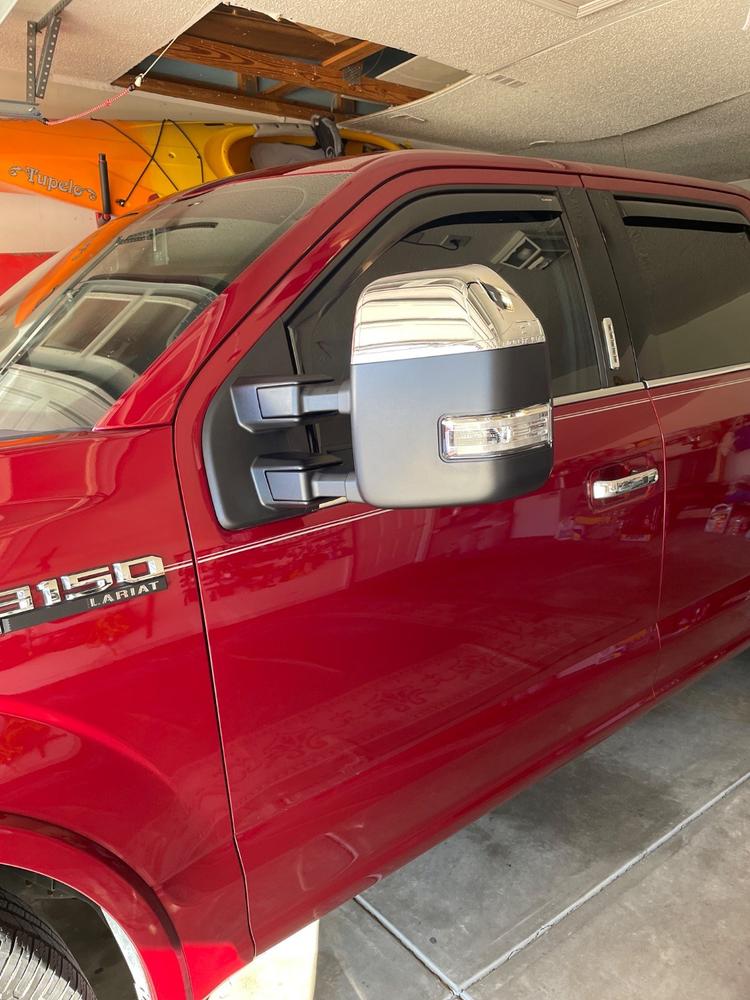 Ford F150 (2015-2020) New Style Tow Mirrors - Customer Photo From Rick Mays