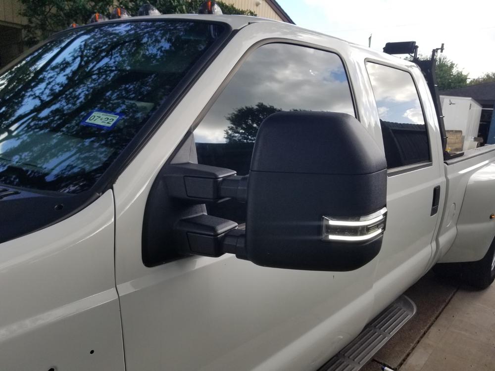 Ford F250/F350/F450/F550 Superduty (2002-2007) New Style Tow Mirrors - Customer Photo From Mike ODell
