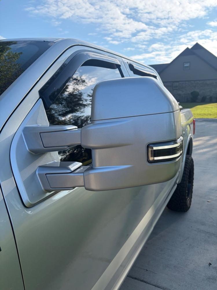 Ford F-150 Tow Mirror Lights (2015-2026) - Strip or Switchback - Customer Photo From Cooper Sparks