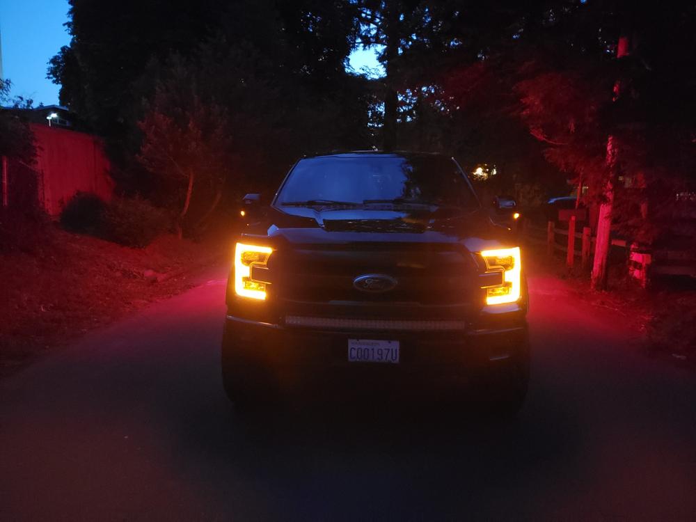 Ford Signal & Running Light Mirror Harness (Tow & Small Mirrors) // 2015-2020 F150 - Customer Photo From Josh Moore