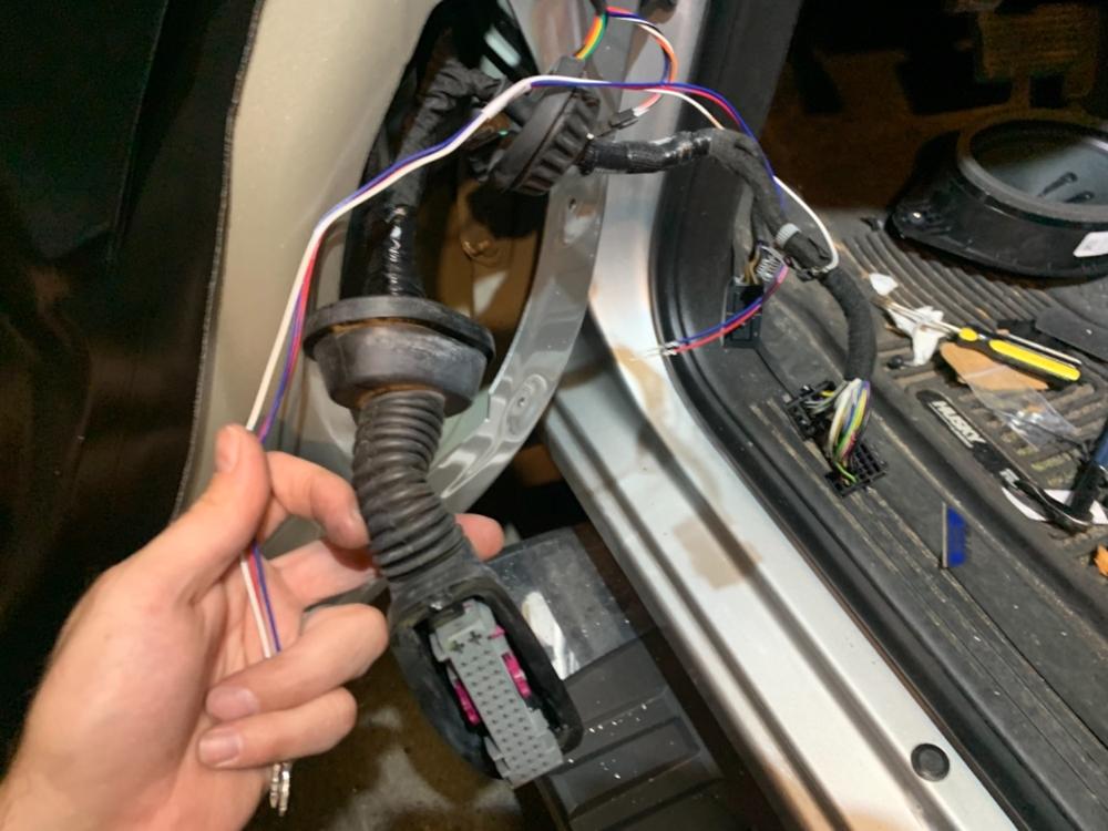 GM Modify Door Harness for Plug and Play Tow Mirrors - Silverado & Sierra (2014-2019) - Customer Photo From Brad Anthony
