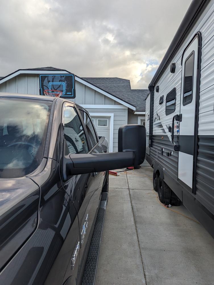 Dodge Ram 1500 Tow Mirrors (2009-2018) - Customer Photo From Robert Perrine