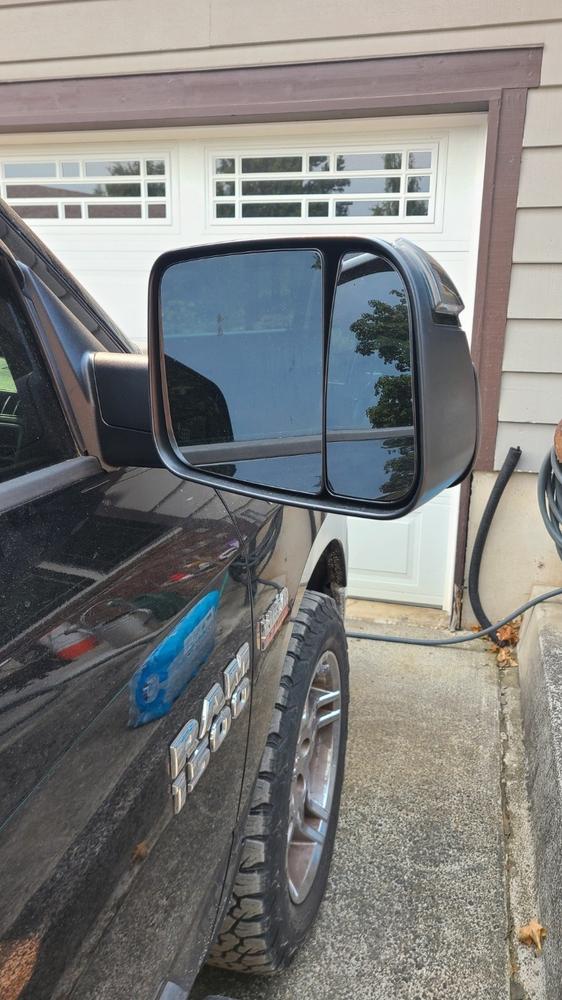 Dodge Ram 1500 Tow Mirrors (2009-2018) - Customer Photo From Michael Frice