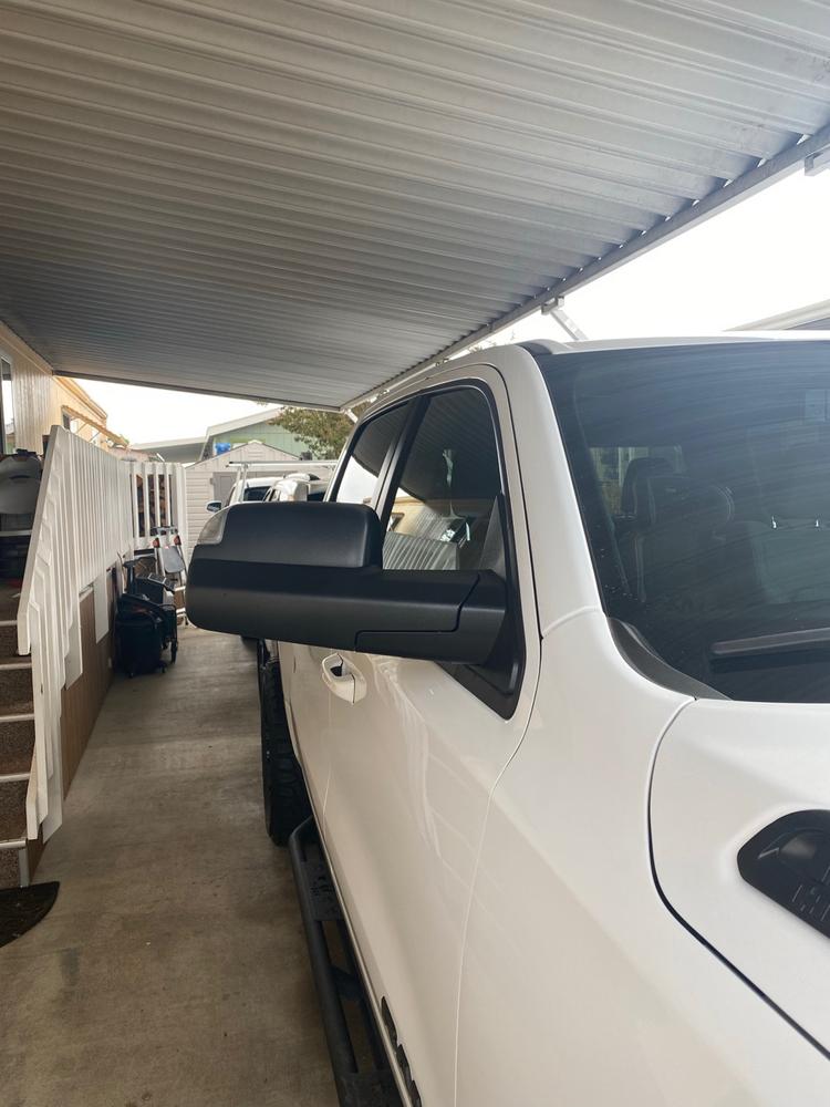 Dodge Ram 1500 Tow Mirrors (2019-2023) - Customer Photo From Brian Plath