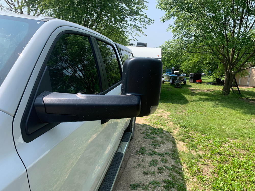Dodge Ram 1500 Tow Mirrors (2019-2024) - Customer Photo From Kenneth Abernathy