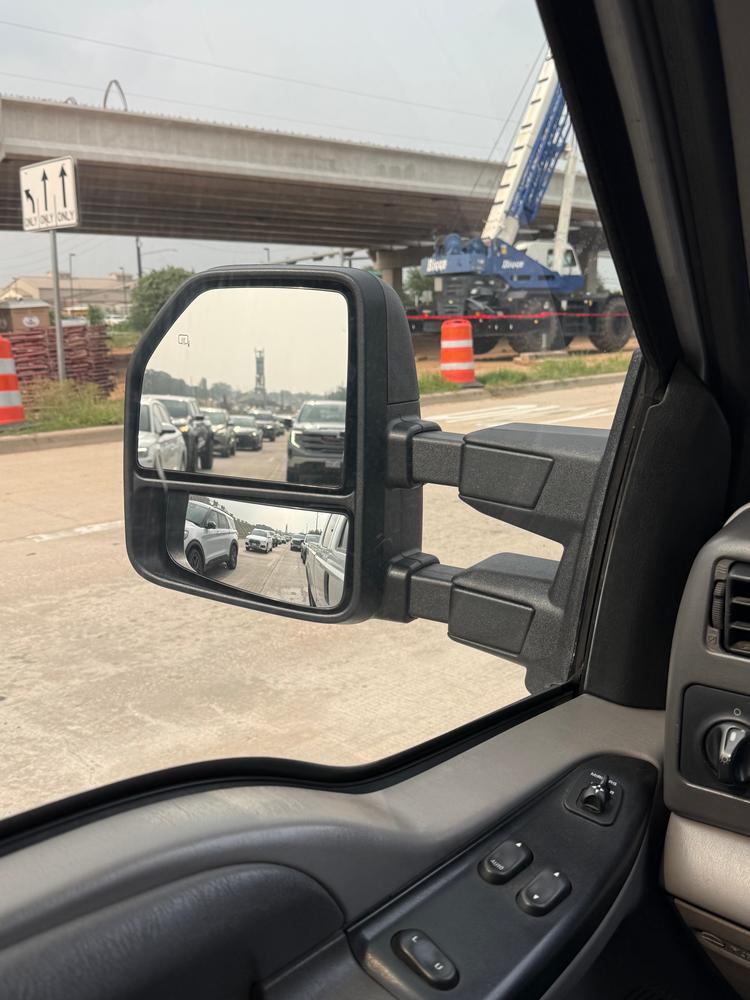 Ford F250/F350/F450/F550 Superduty (2002-2007) New Style Tow Mirrors - Customer Photo From David S