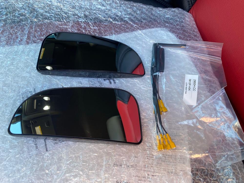 Heated Lower Glass - Dodge Ram Tow Mirror Upgrade Kit (4th & 5th Gen Style Mirrors) - Customer Photo From casey Harmon