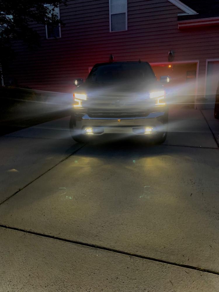 High Beam to Spot Mirror Mod | 2019-2026 Silverado & Sierra - Customer Photo From Chris Shattles