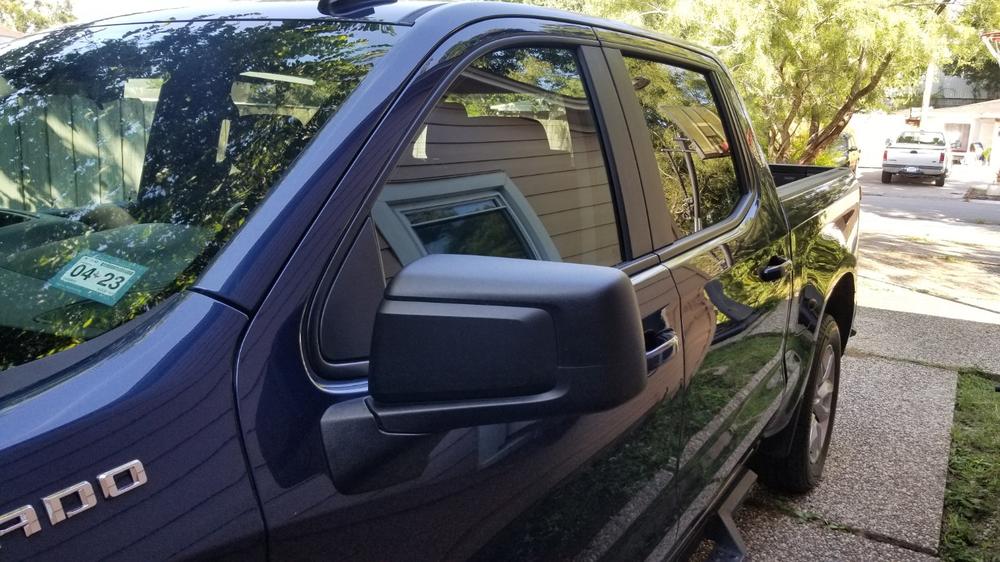 KAP Textured Black Passenger Side Mirror Cover For 2014-2019 Silverado Sierra