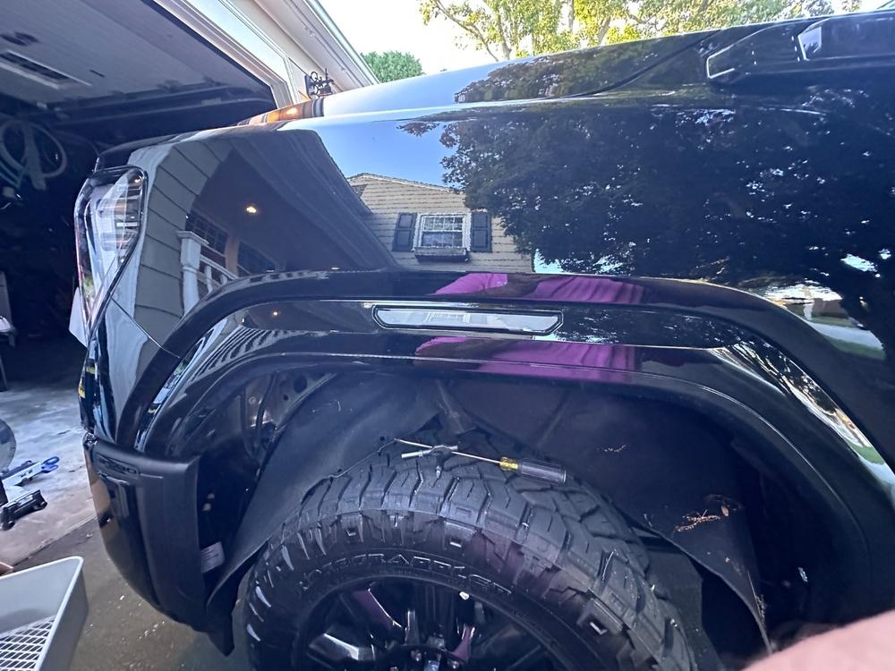 2020-2026 GMC Sierra 2500/3500 Fender Lights - Smoked / Frosted - Customer Photo From Phil Deal